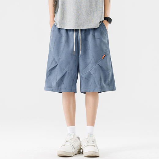 【DSL】大依优型大码短裤五分裤大号裤子弹力透气加肥加大夏季松紧腰宽松运动沙滩裤 商品图5