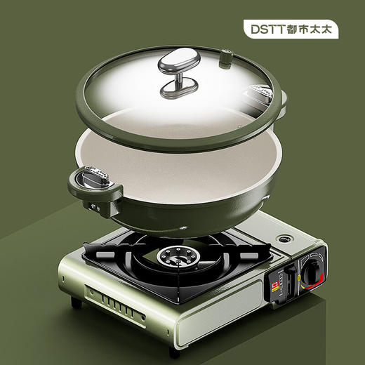 都市太太都市太太皇后·微压锅卡式气炉套装便携烧烤炉户外炊具微压锅气炉 商品图6