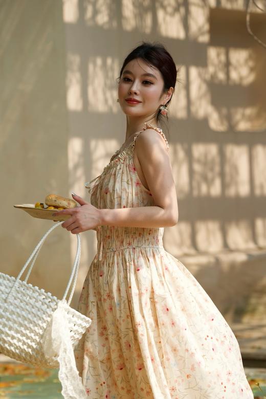 【门店同款】ENJOY夏季“悠然之境”油画打揽连衣裙 162253131 商品图4