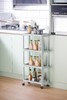 茶花百纳窄边可移动四层置物架 商品缩略图12