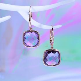 【紫灵】紫晶棱光耳环-EZ2503038