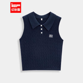 IEF/爱依服夏季基础款简约百搭毛织背心DZ41968