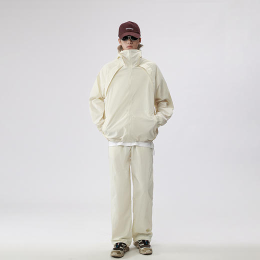 【下单赠送口罩】NICE SELF 2025春夏情侣款山影・防晒套装2.0 防晒衣+工装长裤 UPF50+ 轻盈透气 3色可选 商品图3