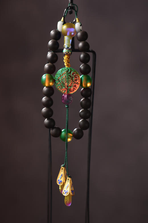 本草之约十八子合香珠手串古法苏合香沉香檀木文玩新中式汉服配饰女性 佩饰 合香珠12mm 商品图3