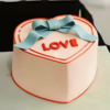 『LOVE』粉色告白爱心女神生日蛋糕 商品缩略图0