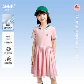 女童短袖连衣裙夏季新款安奈儿童装EG523037
