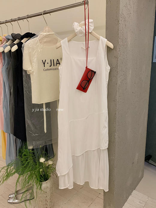 【GZ】无忧购清冷感~下摆拼接 显瘦ins背心连衣裙6色连衣裙(配发圈) 5613#（截单后7天发货) 商品图13