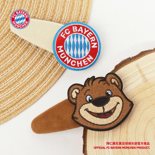【官方正版】拜仁慕尼黑足球俱乐部丨经典吉祥物伯尼发卡发夹 两枚装 商品图1
