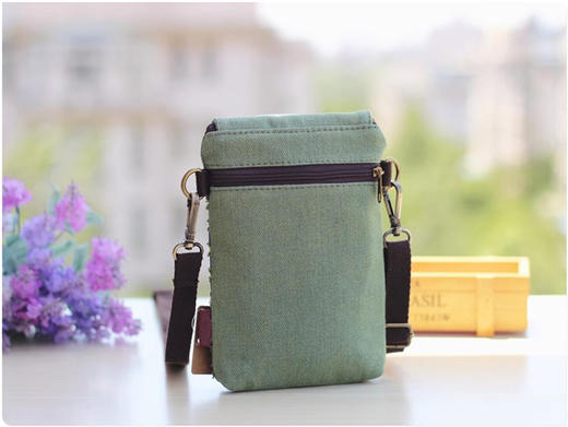 裁缝学苑AQ448手机挎包纸样女装手机包拉链小包包牛仔布袋斜挎包样板 商品图5