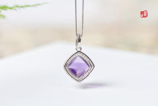 紫水晶吊坠【温澜】，925银镶 商品图4
