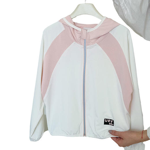 儿童冰丝防晒衣 夏季防紫外线连帽遮阳透气男女童皮肤空调衣 商品图4