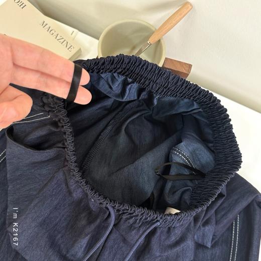 老米优品🎈3-5天。为你的夏日做减法~ 《直筒阔腿牛仔裤》冰爽丝滑质感，宽松阔腿行走生风！K250403A 商品图6