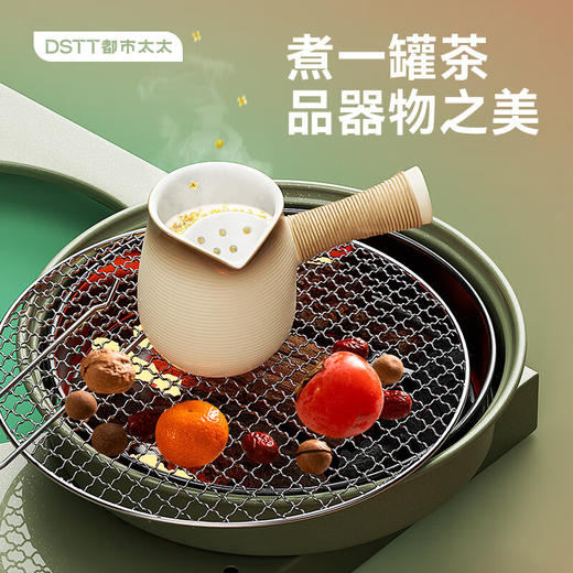 都市太太都市太太都可煮陶土罐家用烤奶罐围炉煮茶玫瑰花茶大容量奶茶罐罐 商品图1
