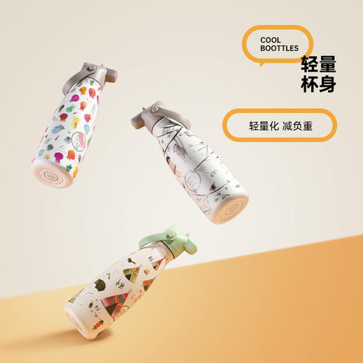 【春上新】9楼母婴生活馆 西班牙coolbottles童趣可乐瓶超便携双饮户外不锈钢随行杯260mL 吊牌价：199元 活动价：128元 商品图2