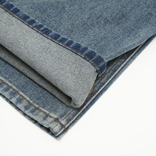 ROMI STUDIO"松弛高知"100%棉高腰舒适亲肤微收脚牛仔裤K3618 商品图6