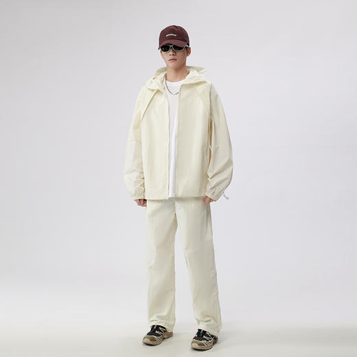 【下单赠送口罩】NICE SELF 2025春夏情侣款山影・防晒套装2.0 防晒衣+工装长裤 UPF50+ 轻盈透气 3色可选 商品图1