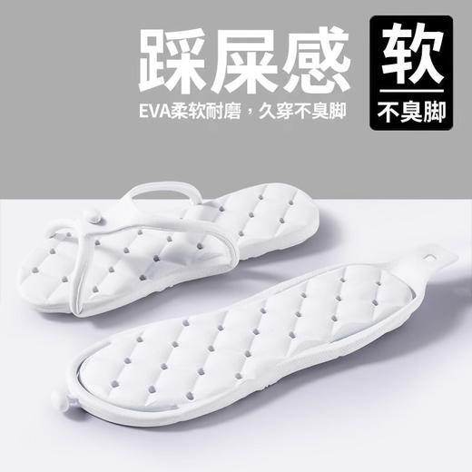 【便携式折叠拖鞋】出差旅行游泳 酒店轻便防滑男 旅游沙滩人字拖凉拖  商品图6