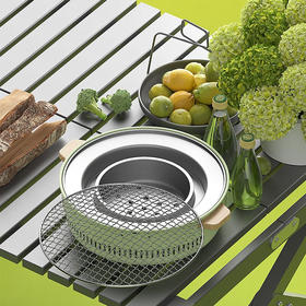 都市太太（DStt）都市太太撒野时光·碳火炙烤炉围炉煮茶户外室内烧烤炉取暖炉