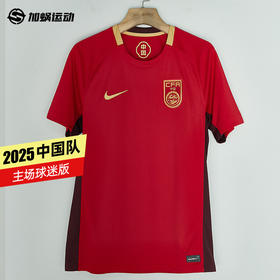 SFS耐克Nike 2025中国队主场球迷版球衣短袖足球服男女FZ9018-687