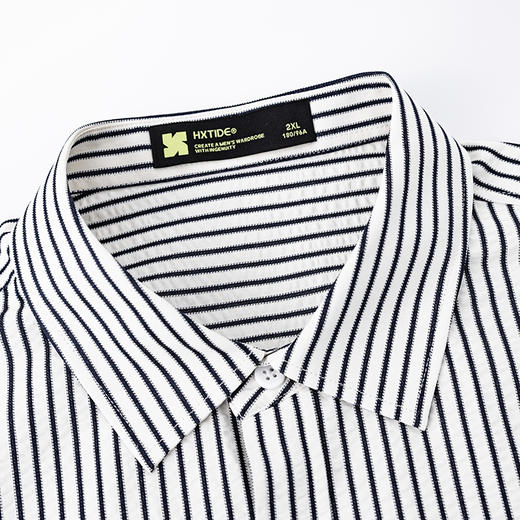 【断码清仓】HX 夏季翻领短袖衬衫S103522063101/02 商品图4