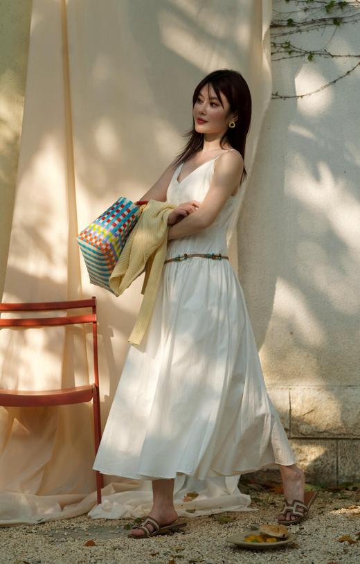 【门店同款】ENJOY夏季都市漫游简约收腰吊带裙 162253035 商品图9