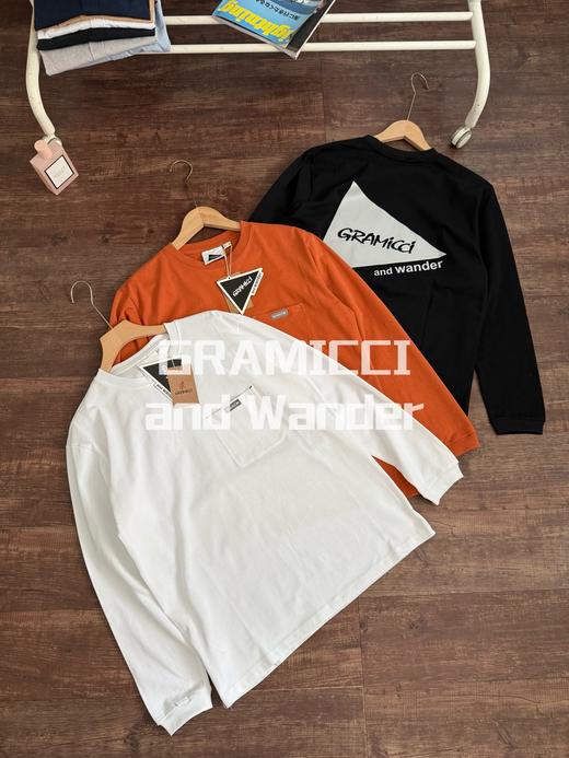 GRAMICCI x and wander联名 重磅纯棉纯棉230克长袖T恤 商品图0