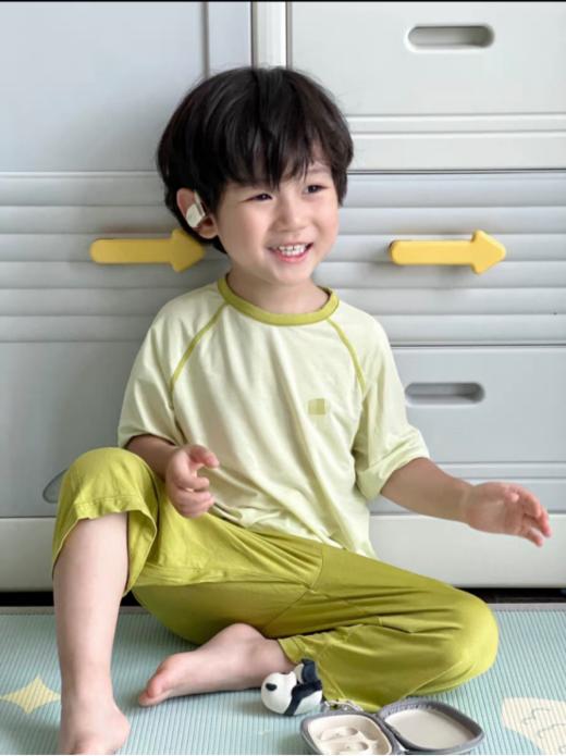 🌿把“柔软夏天”带回家【儿童优可丝柔柔家居服系列】触感如云朵般轻盈软糯｜比棉更透气｜比丝绸更亲肤🔥体验新升级🌬️敏感肌宝宝放心入！ 商品图2