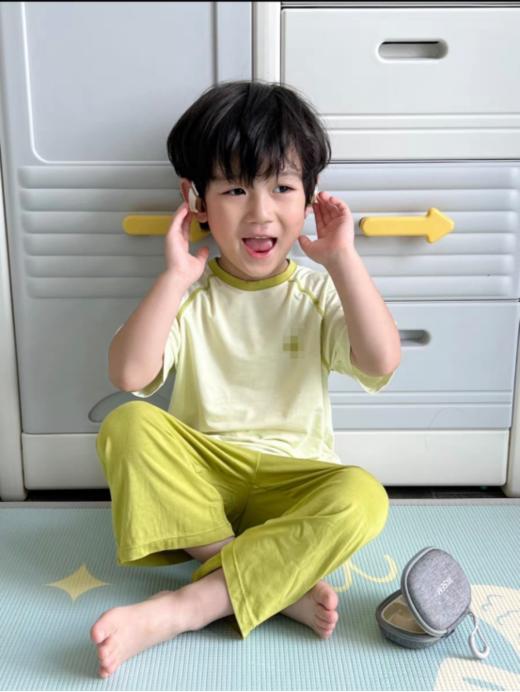 🌿把“柔软夏天”带回家【儿童优可丝柔柔家居服系列】触感如云朵般轻盈软糯｜比棉更透气｜比丝绸更亲肤🔥体验新升级🌬️敏感肌宝宝放心入！ 商品图1