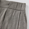 ROMI STUDIO“经典升级” 斜纹亚麻高腰透气杏仁绿阔腿西裤K3710 商品缩略图6