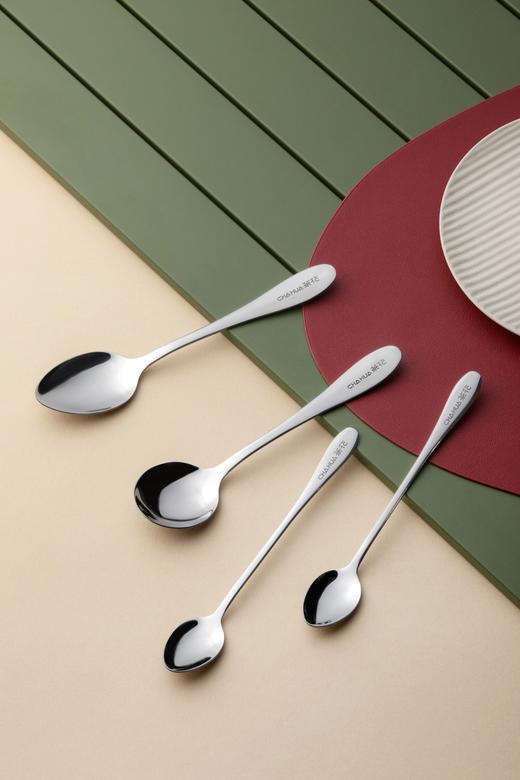 茶花甄享不锈钢长柄冰勺 商品图6