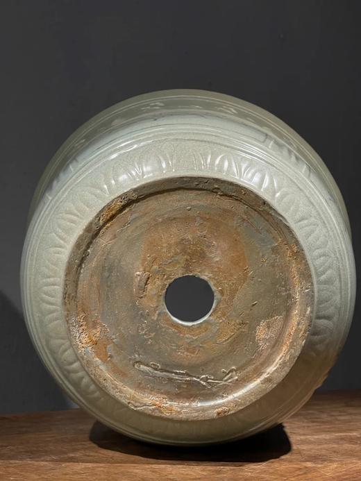 象嵌花鸟纹青瓷大花盆，顺丰包邮 商品图3