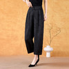 QY38-107 2025新款宽松大码裤子洋气时尚休闲中老年妈妈裤 商品缩略图2