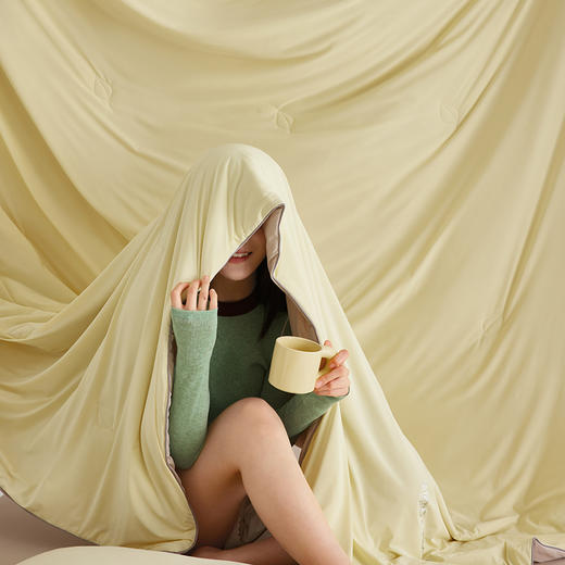 自然醒凉感兰精天丝夏被空调被夏凉被单双人可机洗水洗夏季薄被LFS 商品图14