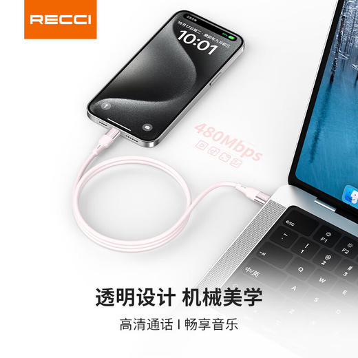 MAXCO-锐思PD100W快充硅胶数据线 Type-C to Type-C 商品图2