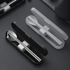 茶花欧铂兹金属餐具便携套装（白色） 商品缩略图1