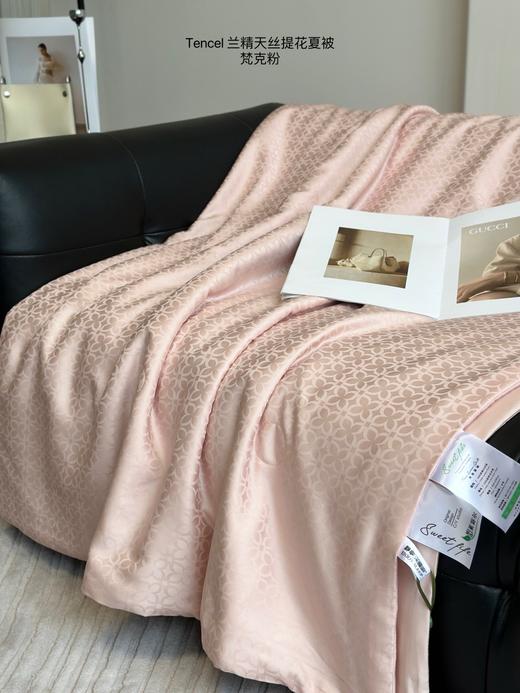 自然醒天丝提花夏被高端100%兰精Tencel天丝夏被奥地利莱赛尔夏凉被可机洗空调被凉感CY 商品图1