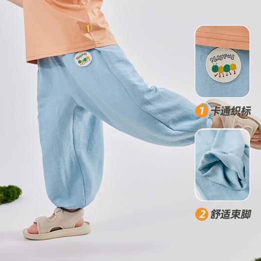 宝宝裤子夏季薄款儿童空调裤婴儿休闲裤男童长裤2025新款女童夏装 商品图4