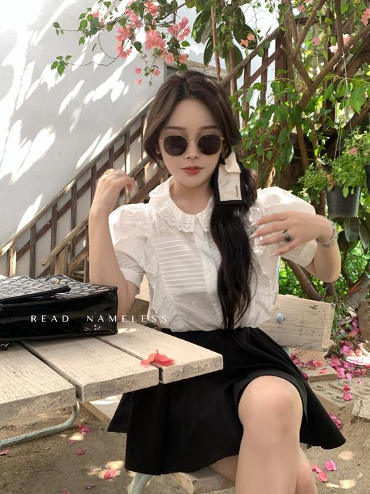 Read Nameless /法式娃娃衬衫短袖+黑色经典伞裙裙裤 2025/4/5 商品图9