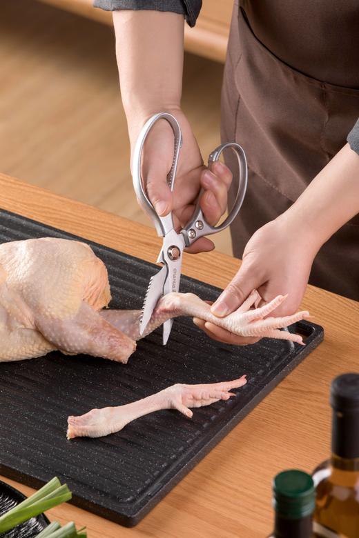 茶花甄享厨用剪刀（黑色） 商品图9