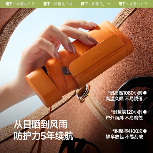 【春上新】【新品】6楼蕉下黑胶卡片防晒伞BM666吊牌价329 商品图4