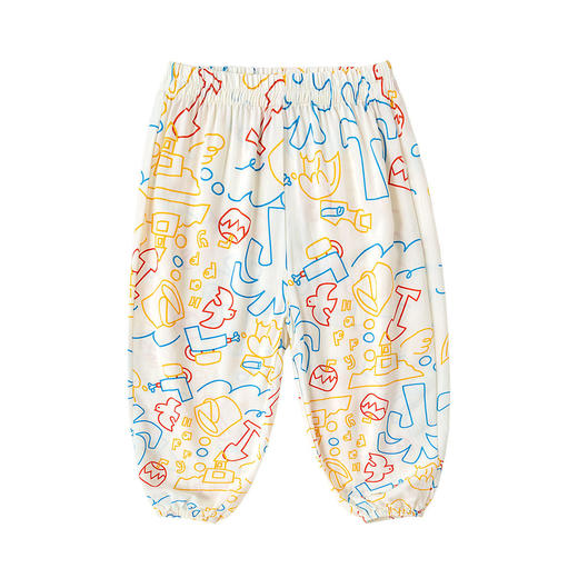 嘟嘟家儿童物理防蚊夏季新款宝宝空调裤夏装男童裤子女童长裤童装 商品图4