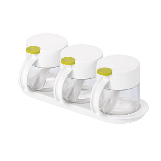 茶花圆点双组玻璃调味瓶 商品图7