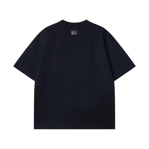 35121夏季高级感新款美式字母立体圆领纯色短袖T恤痞帅百搭套头上衣 商品图5