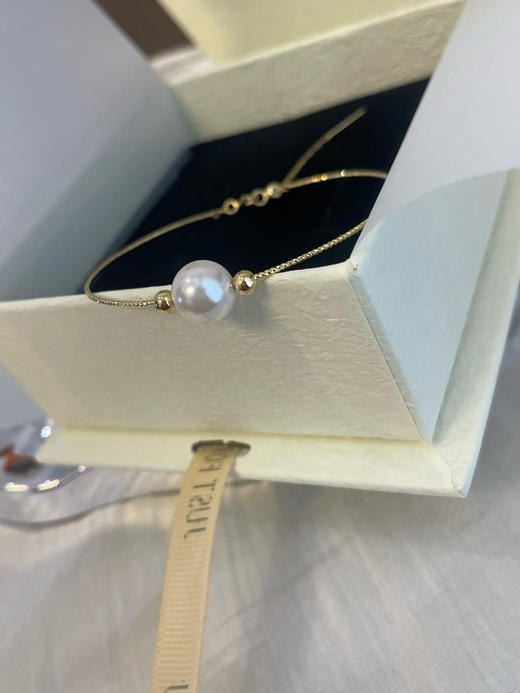 外贸原单路路通珍珠手镯
材质：铜镀14k金➕施家珍珠 商品图10