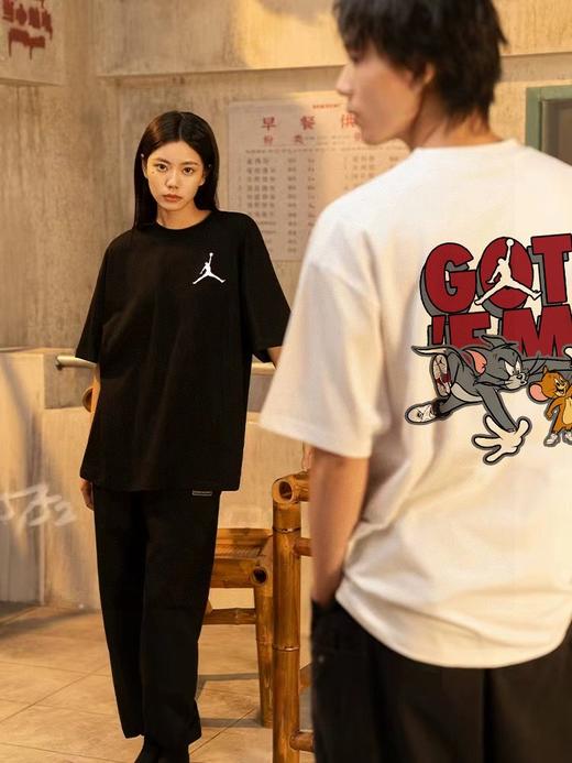 AJ乔丹专柜同步联名新款动漫猫和老鼠联名系列印花情侣短袖 商品图1