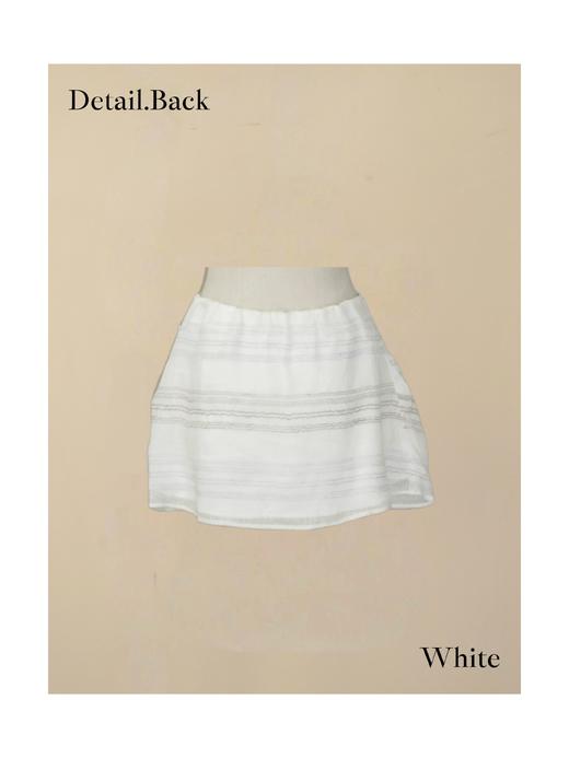 “大小姐系列”玫瑰棉麻半裙 商品图5