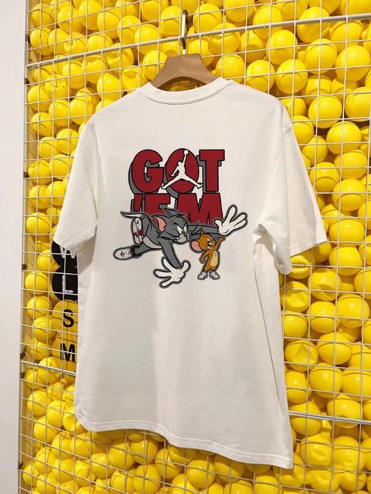 AJ乔丹专柜同步联名新款动漫猫和老鼠联名系列印花情侣短袖 商品图7