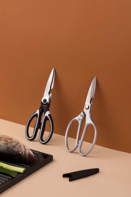 茶花甄享厨用剪刀（黑色） 商品图4