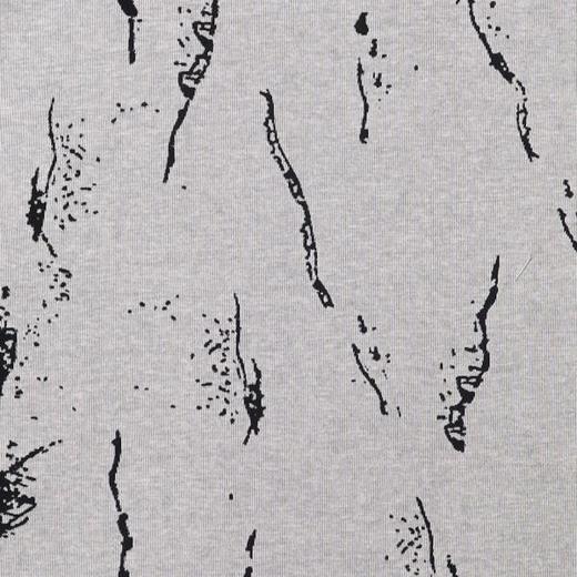 T2982夏季高级感新款韩版撞色压线圆领短袖T恤休闲宽松潮流印花上衣 商品图3