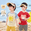 【力荐】婴儿T恤短袖男童夏装宝宝半袖薄款上衣新款儿童体恤女童t 商品缩略图0
